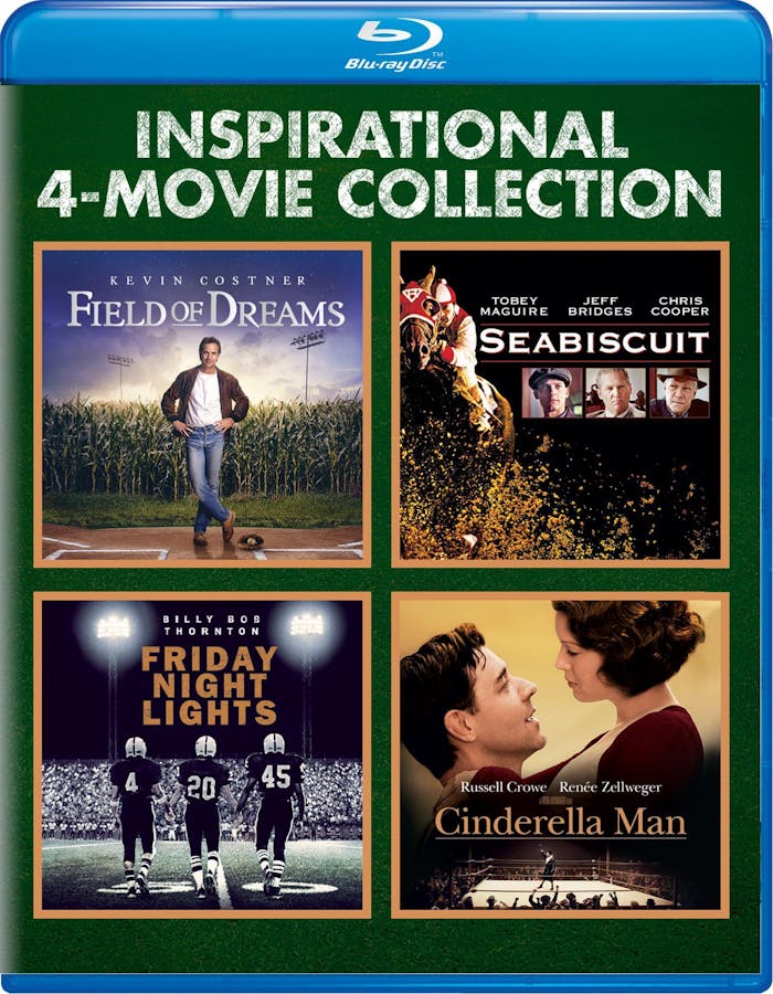 Inspirational 4-movie Collection (Field of Dreams/Seabiscuit/ (Blu-ray Set) [Blu-ray]