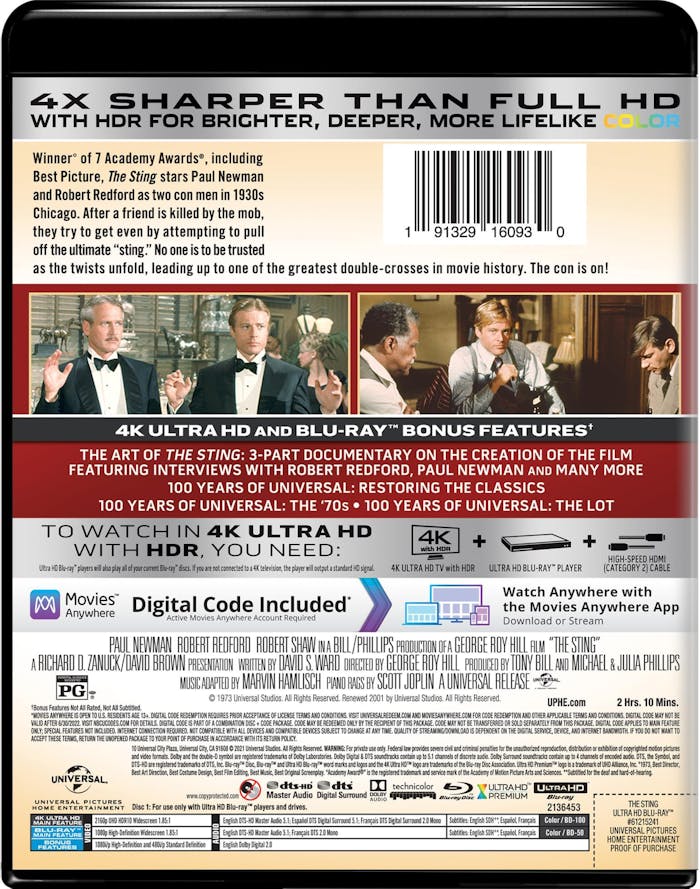 The Sting (4K Ultra HD + Blu-ray) [UHD]