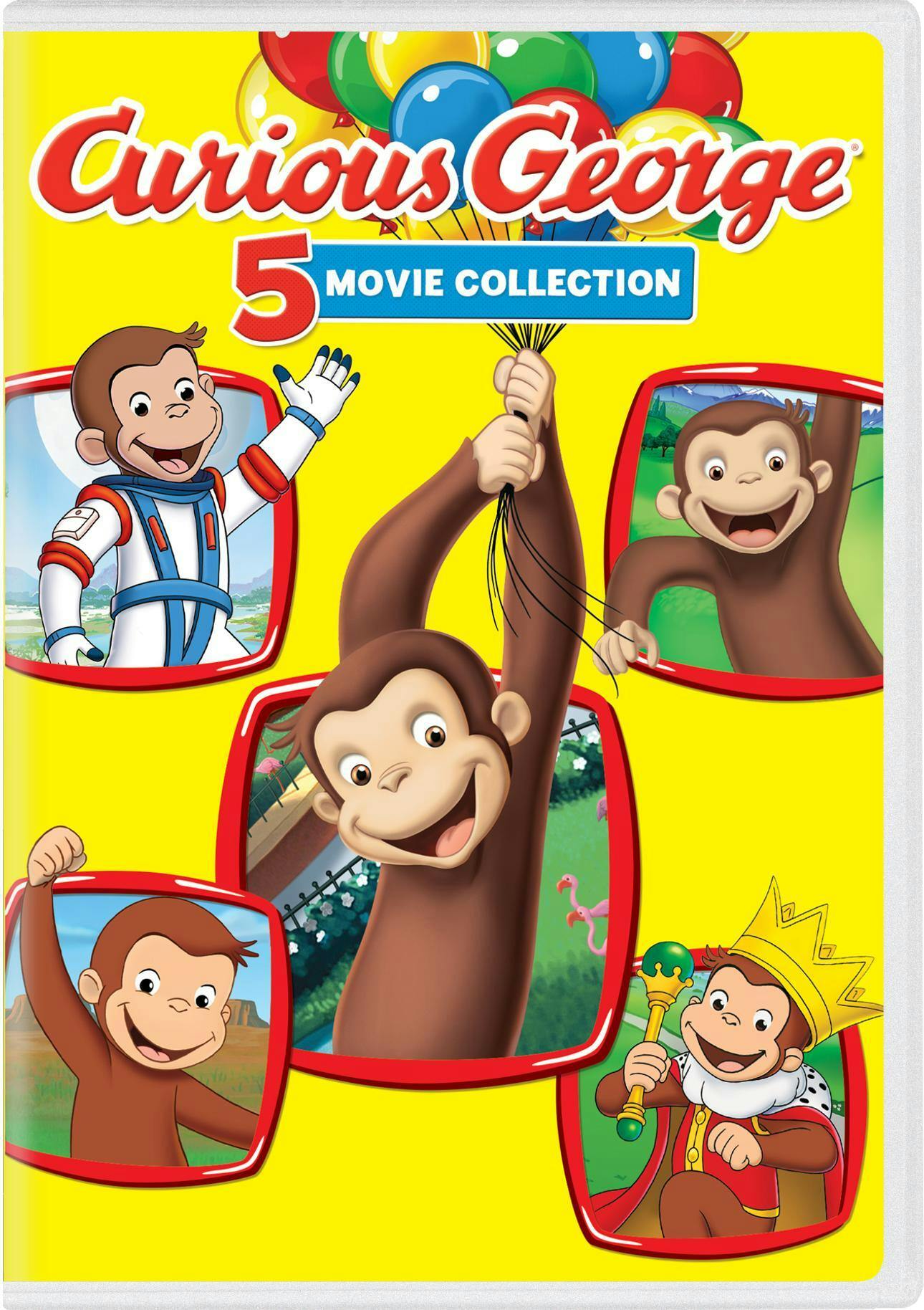 Curious George 5-movie Collection (Box Set) - DVD - Children Movies on DVD - Movies on GRUV