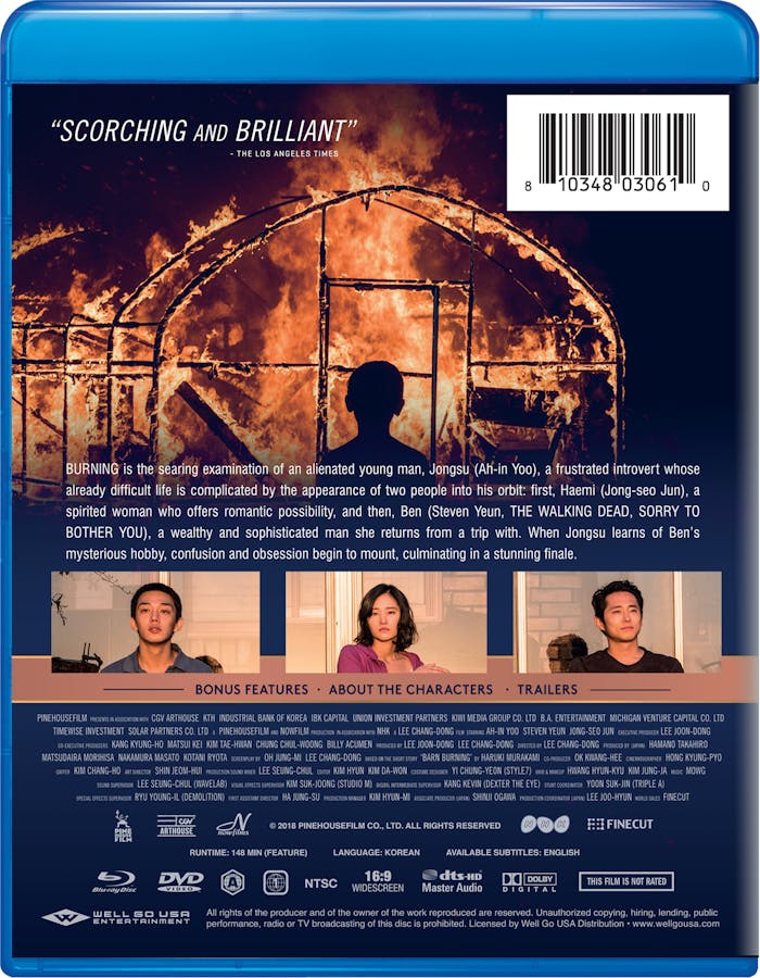 Burning (with DVD) [Blu-ray]