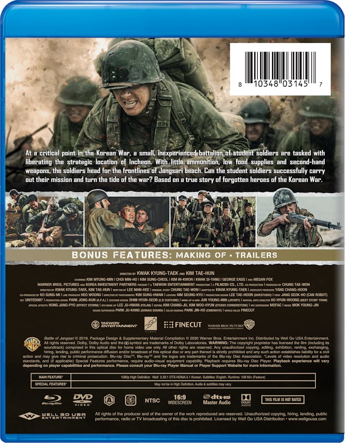 The Battle of Jangsari (with DVD) [Blu-ray]