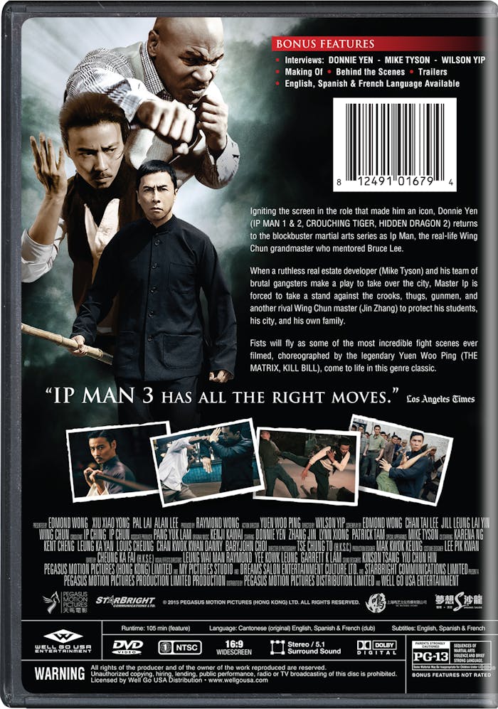 Ip Man 3 [DVD]