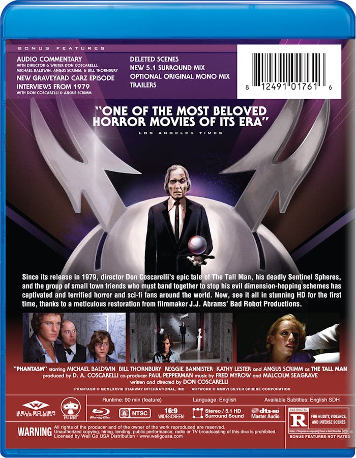 Phantasm (with DVD) [Blu-ray]