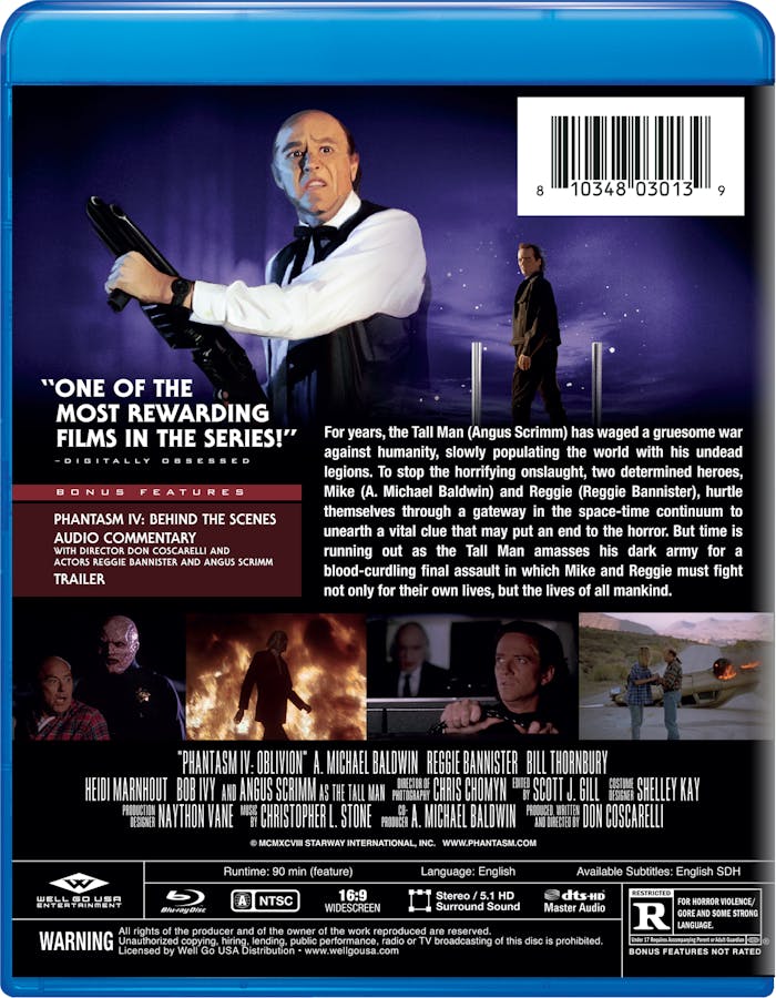 Phantasm 4 - Oblivion [Blu-ray]