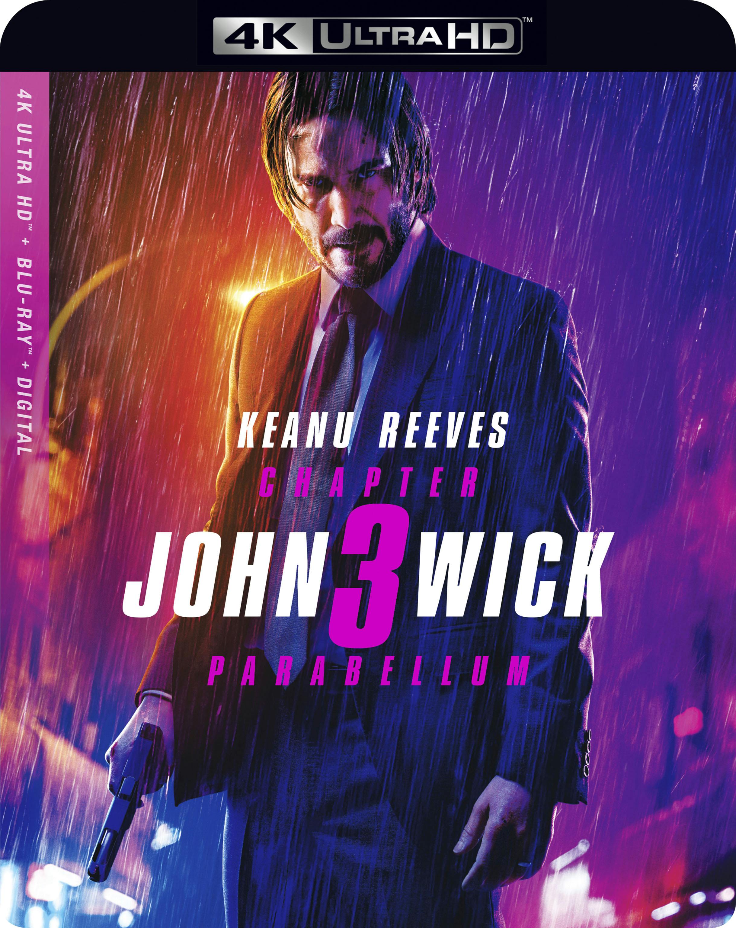 Buy John Wick Chapter 3 Parabellum 4K Ultra HD Blu ray Digital HD UHD GRUV