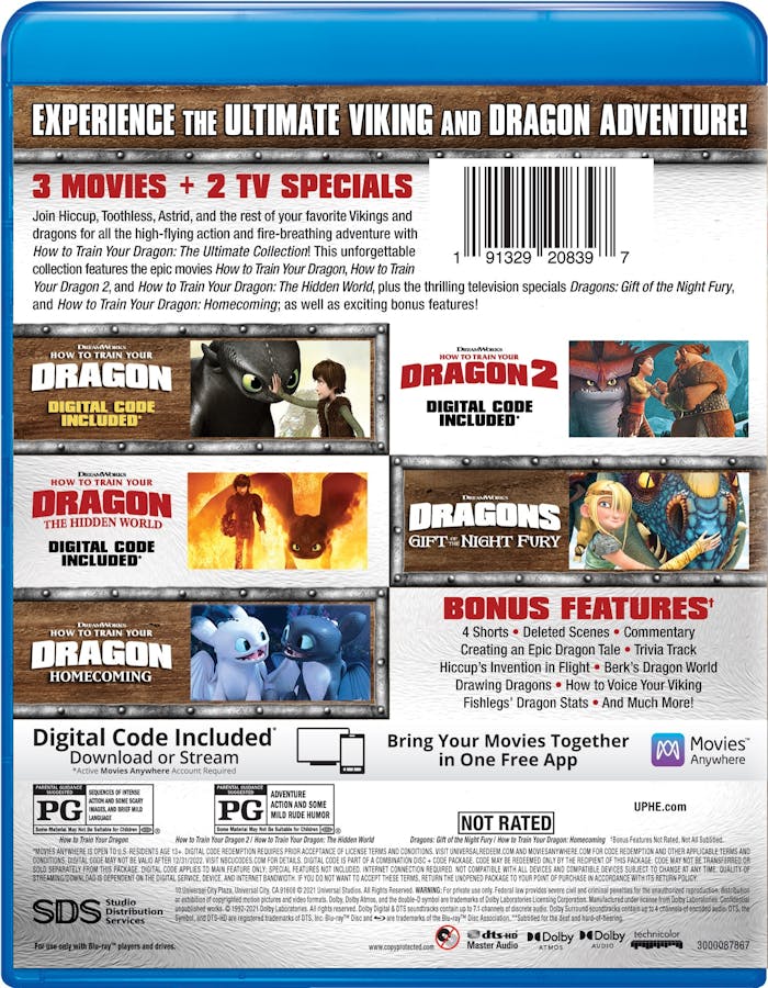 How to Train Your Dragon: Ultimate Collection (Box Set) [Blu-ray]