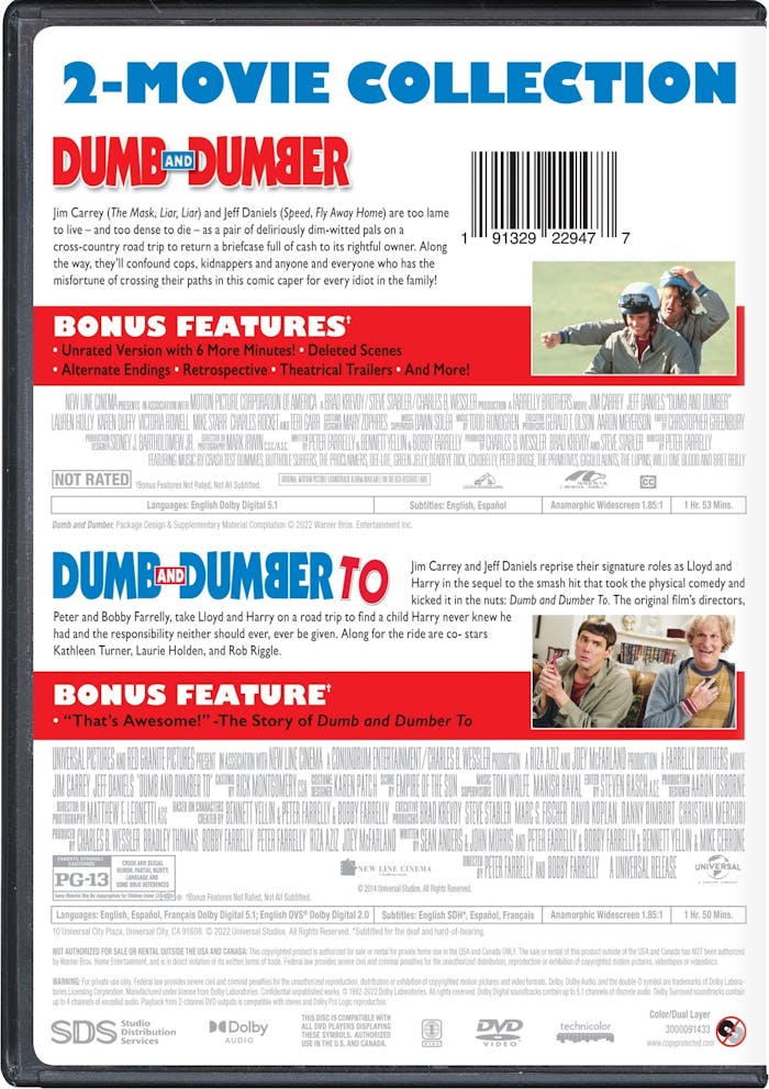 Dumb and Dumber/Dumb and Dumberer [DVD]