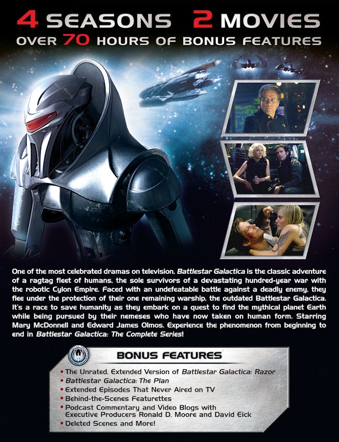 Battlestar Galactica: The Complete Series (Box Set) [DVD]