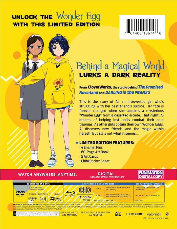 Wonder Egg Priority (with DVD (Limited Edition)) [Blu-ray]