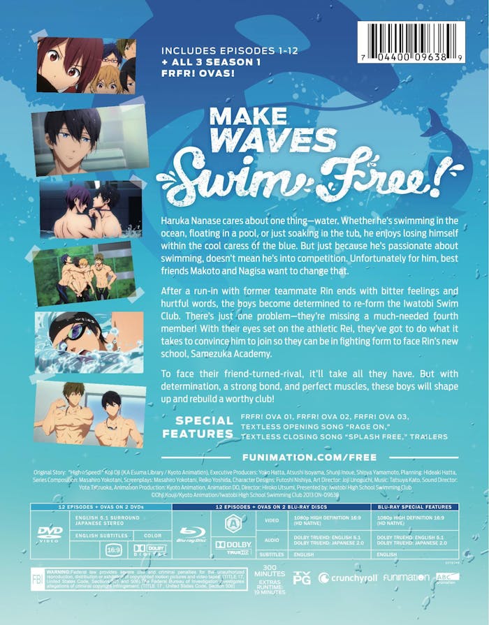 Free! Iwotabi Swim Club: Season One (with DVD (Limited Edition)) [Blu-ray]