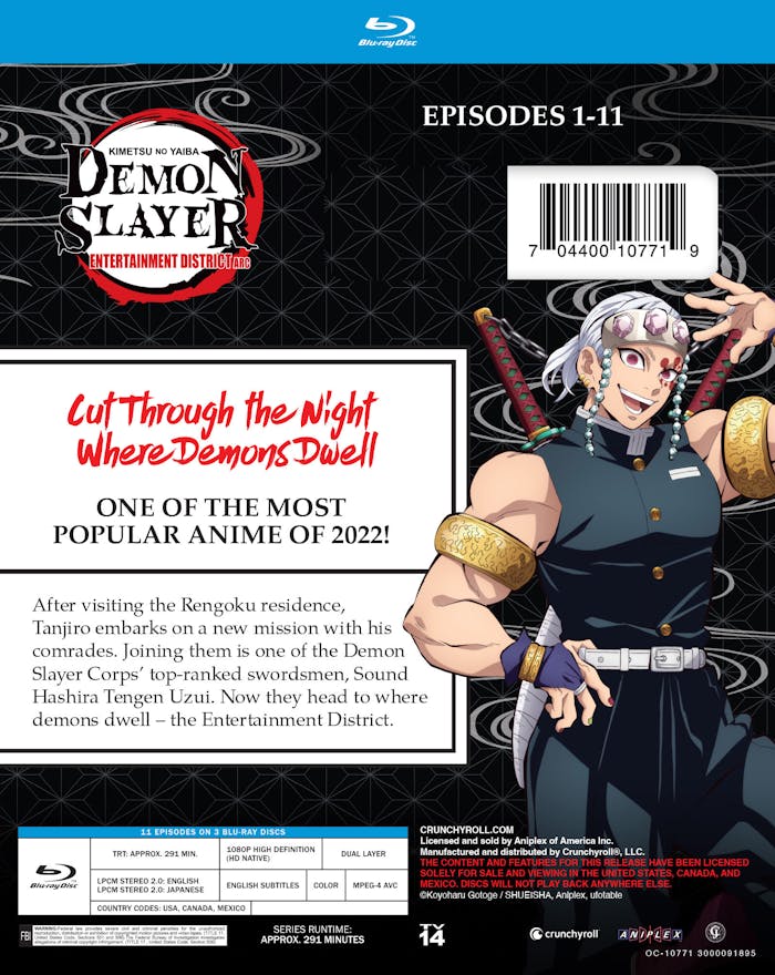 Demon Slayer : Kimetsu no Yaiba Vol.2 Episodes 14-26 Blu-Ray Box