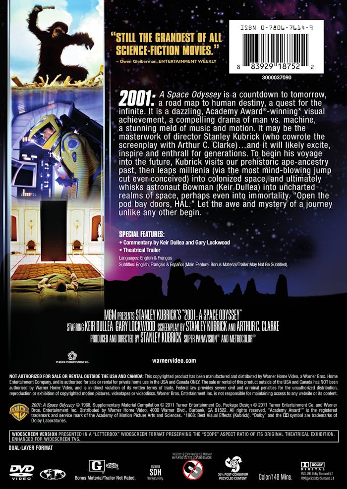 2001 - A Space Odyssey (DVD New Packaging) [DVD]