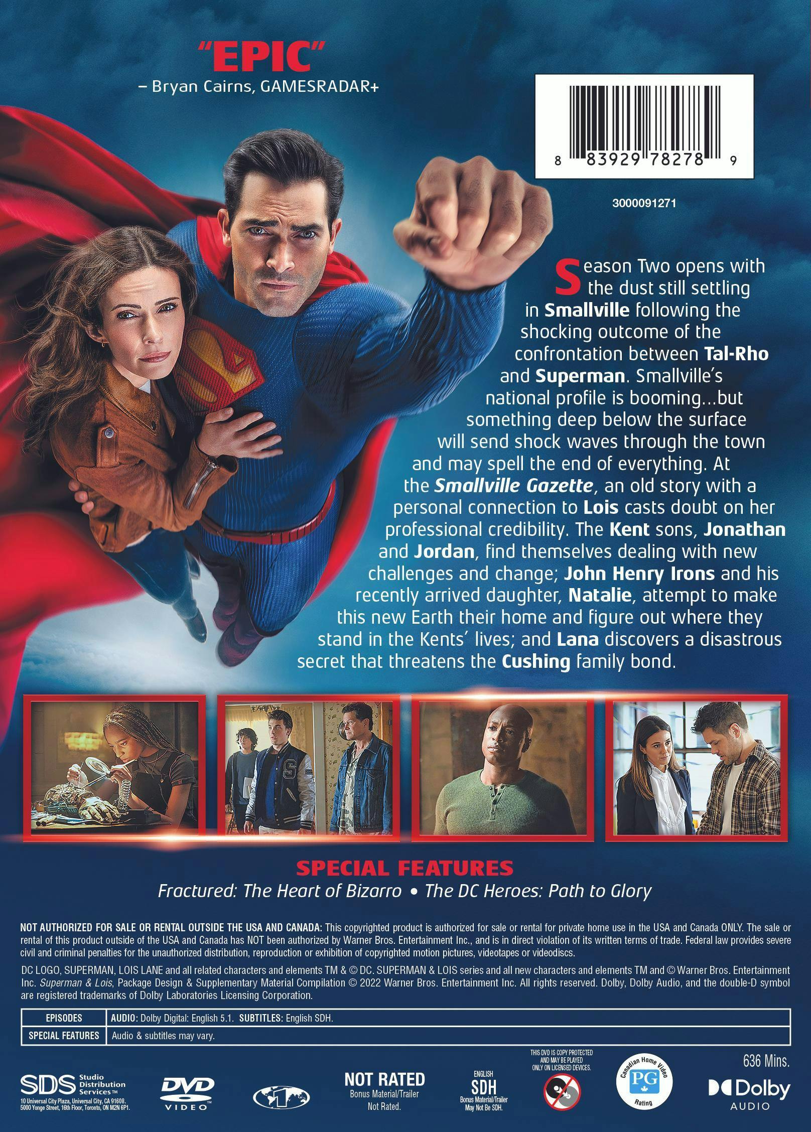 Buy Superman & Lois: The Complete Second Season Box Set DVD