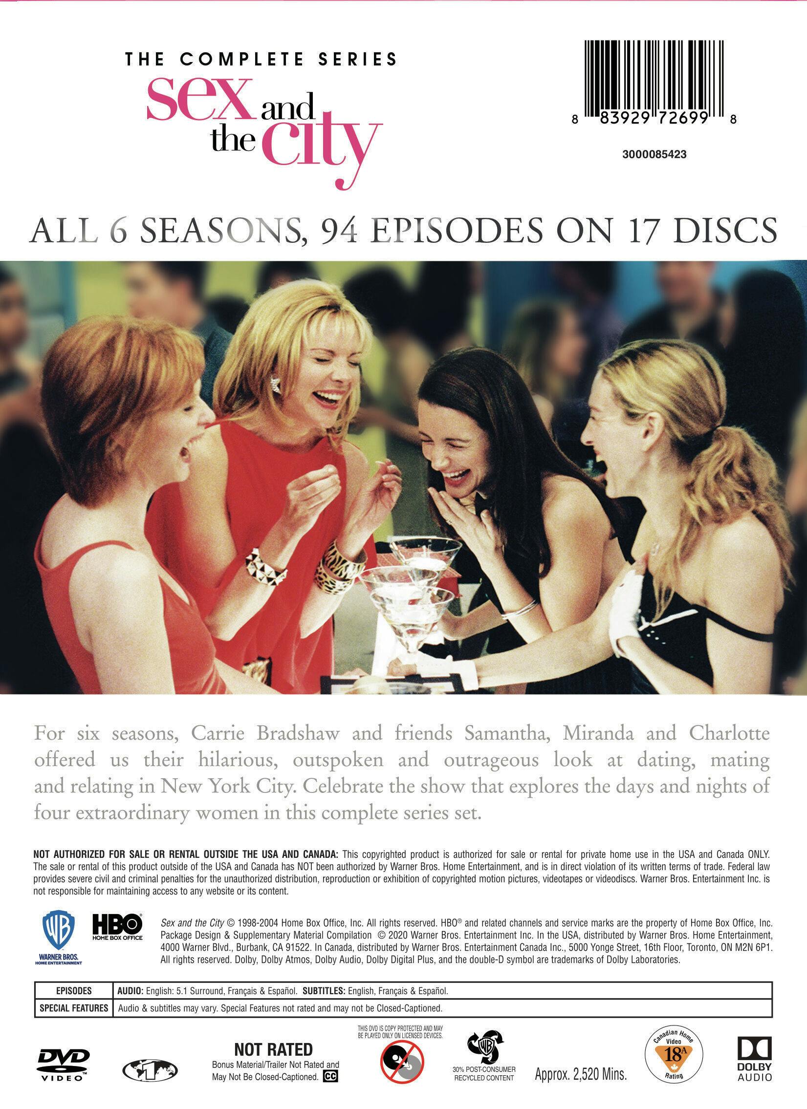 Buy Sex and the City: The Complete Series Box Set DVD | GRUV