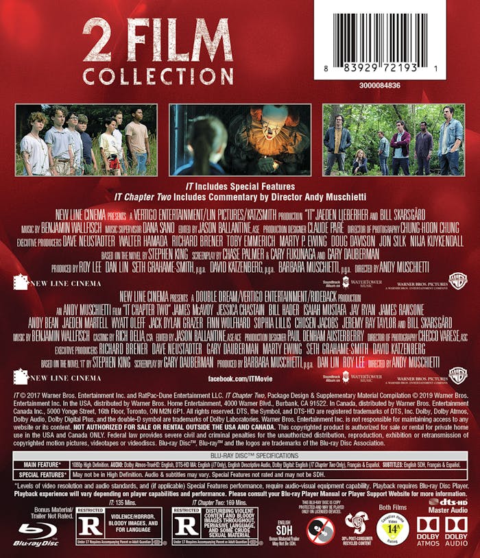 It: 2-film Collection (Blu-ray Double Feature) [Blu-ray]