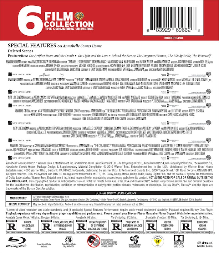 The Conjuring Universe: 6 Film Collection (Box Set) [Blu-ray]