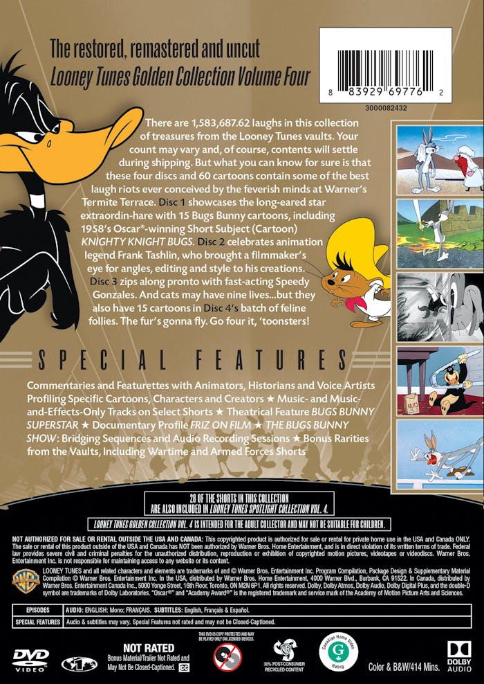Looney Tunes: Golden Collection - 4 (Box Set) [DVD]