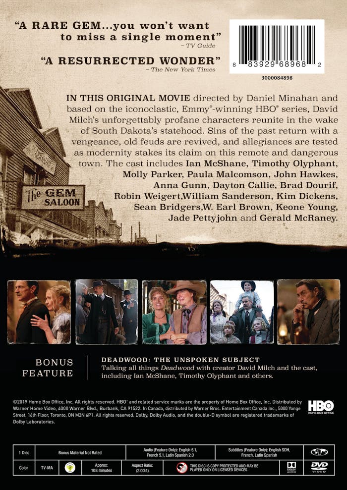 Deadwood: The Movie [DVD]