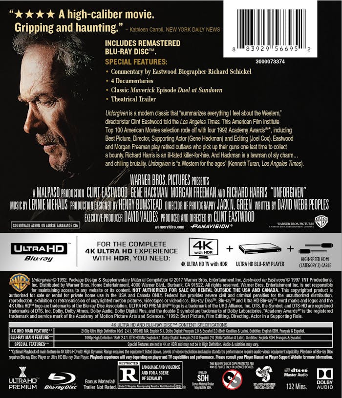 Unforgiven (4K Ultra HD + Blu-ray) [UHD]