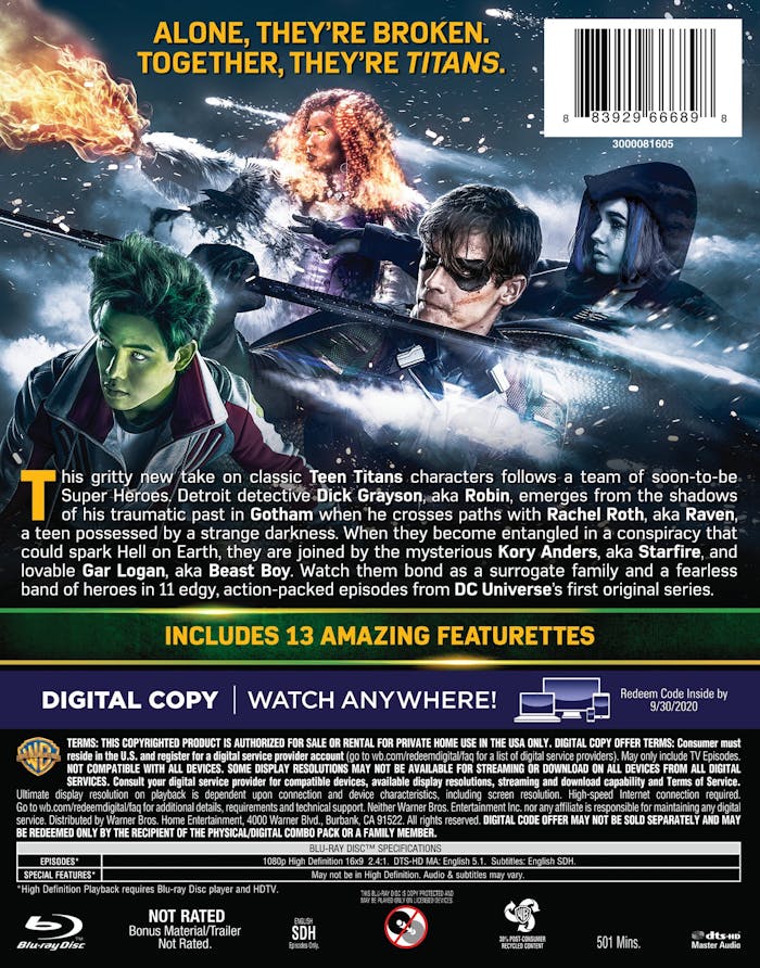 Titans: The Complete First Season [Blu-ray]