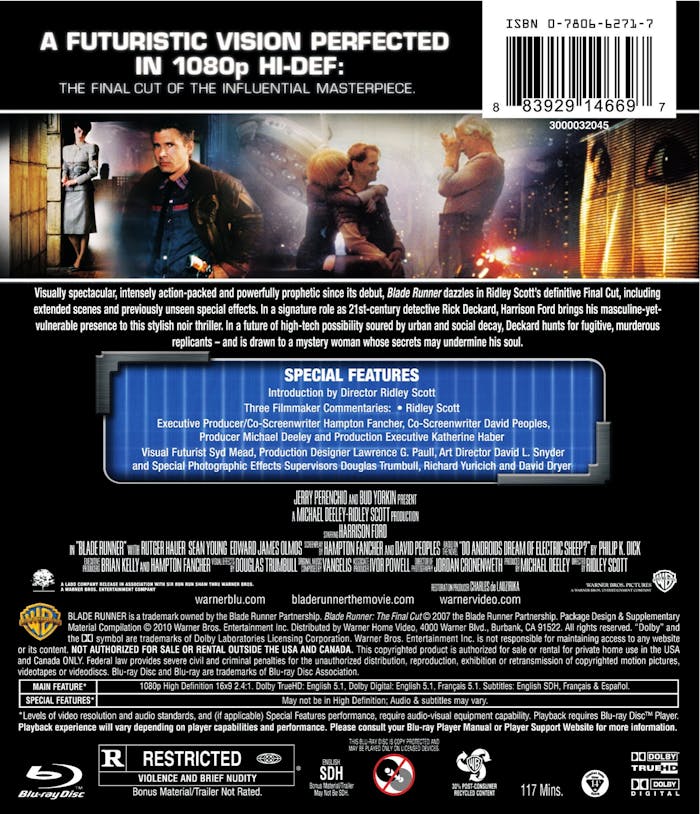 Blade Runner: The Final Cut (Blu-ray Final Cut) [Blu-ray]