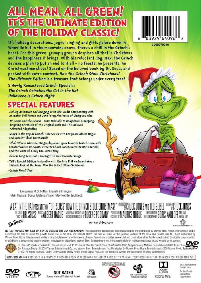 The Grinch (Ultimate Edition) [DVD]
