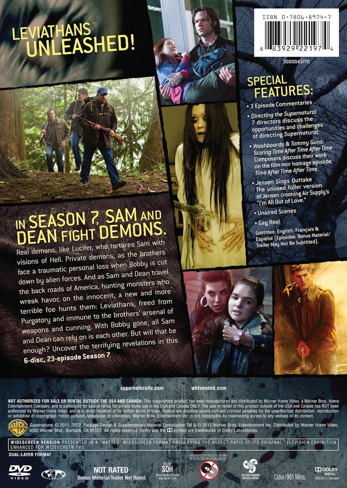 Supernatural: The Complete Seventh Season (Box Set) [DVD]