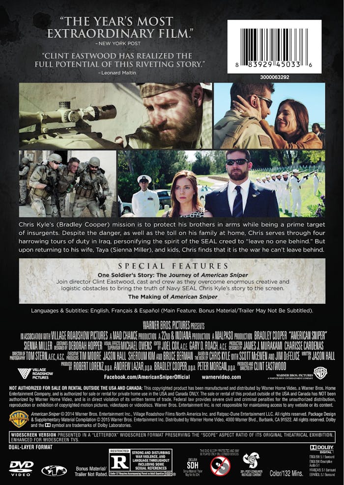 American Sniper (Special Edition) [DVD]