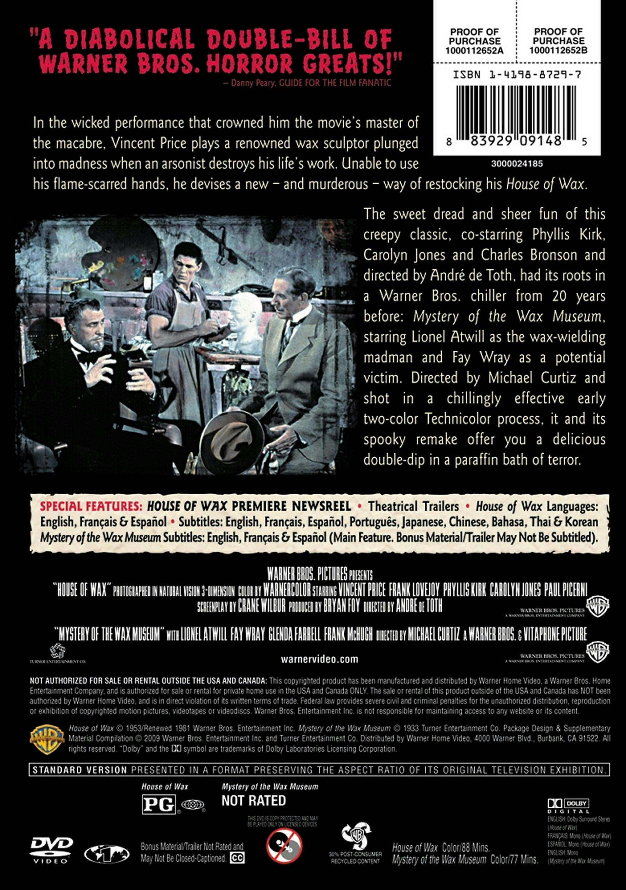 Buy House of Wax DVD New Packaging DVD | GRUV