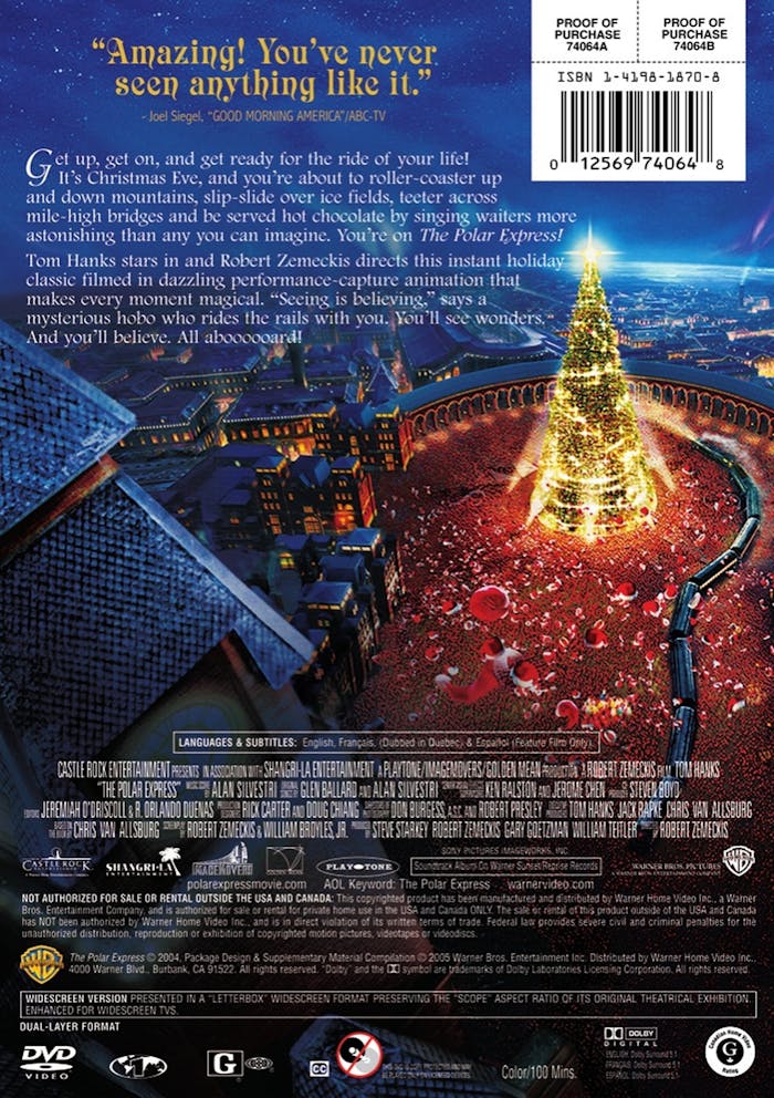 The Polar Express (DVD Widescreen) [DVD]