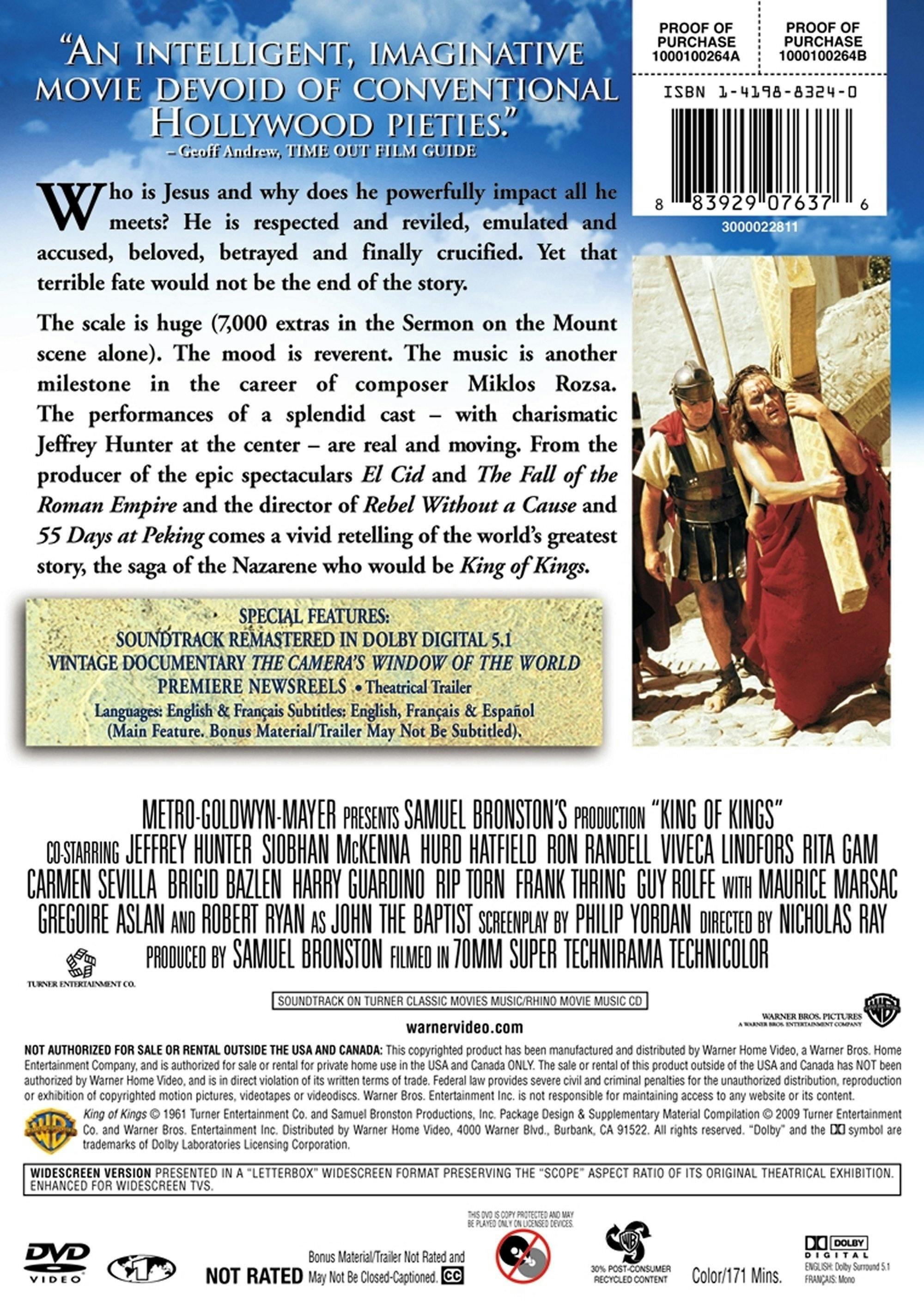King of Kings [Blu-ray] (Sous-titres français) [Import