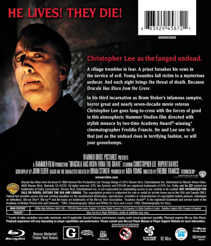 Dracula Has Risen from the Grave [Blu-ray]