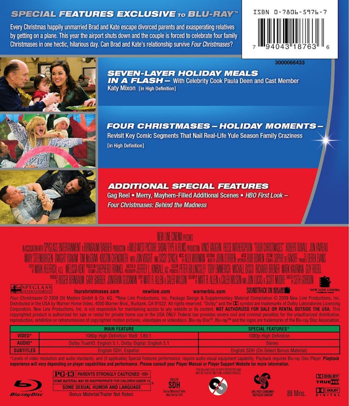 Four Christmases (Blu-ray New Box Art) [Blu-ray]