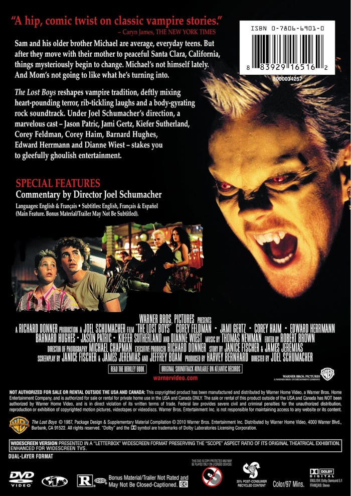 The Lost Boys (DVD New Packaging) [DVD]