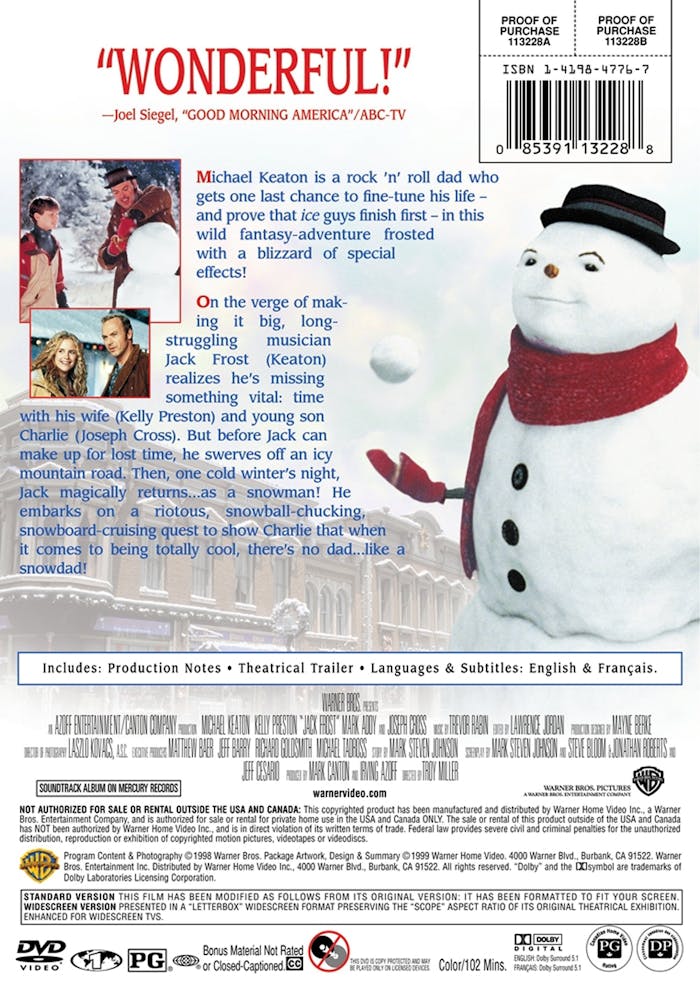 Jack Frost [DVD]