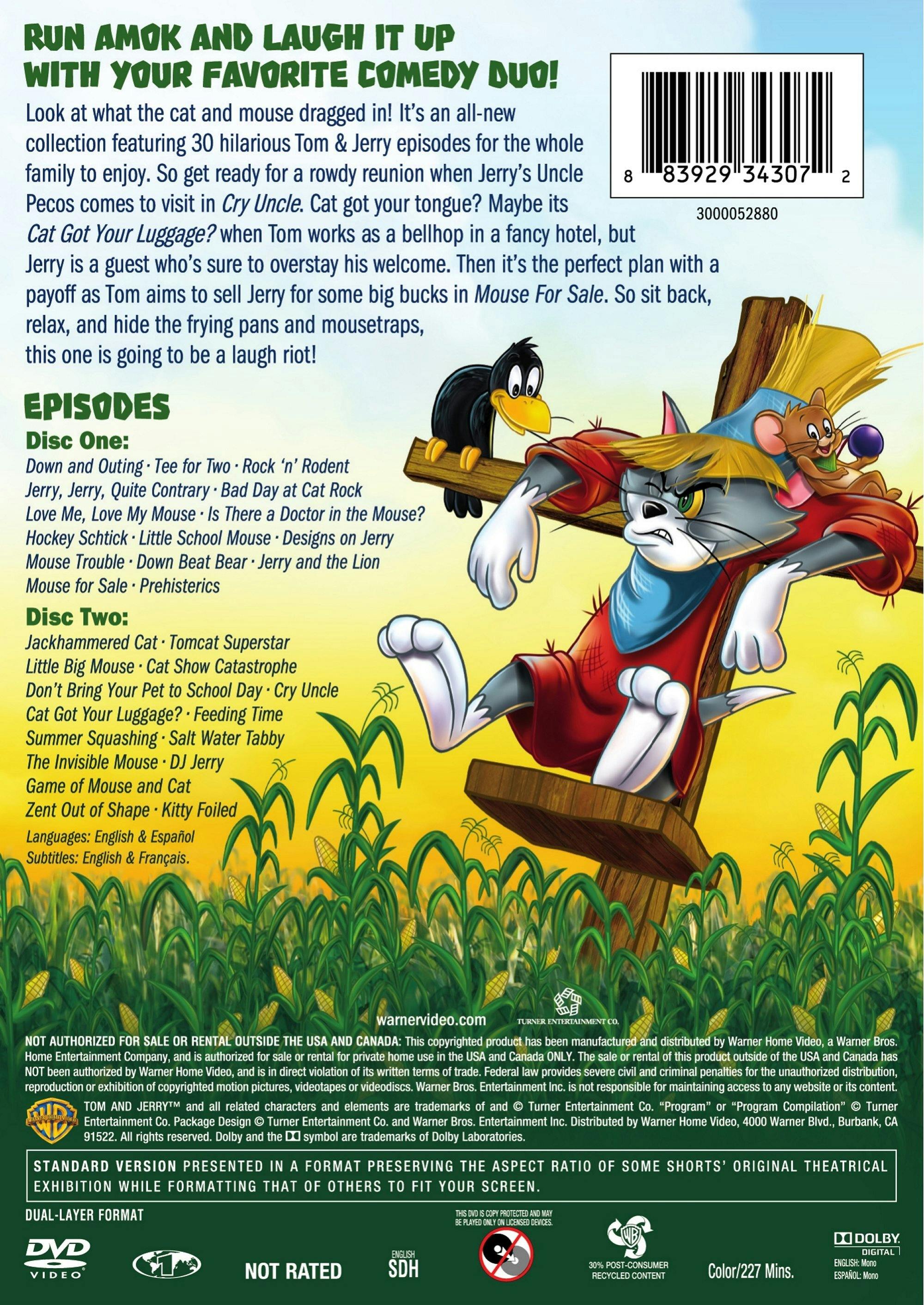 Buy Tom and Jerry Mouse Trouble DVD GRUV