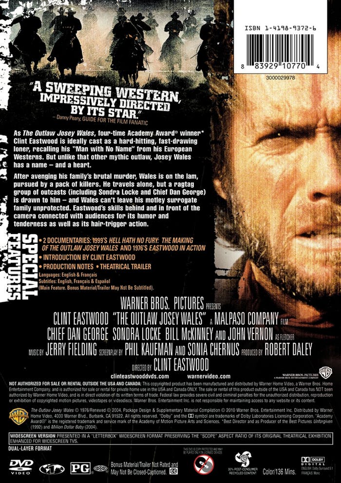 The Outlaw Josey Wales [DVD]