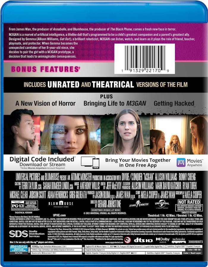 M3GAN (with DVD) [Blu-ray]