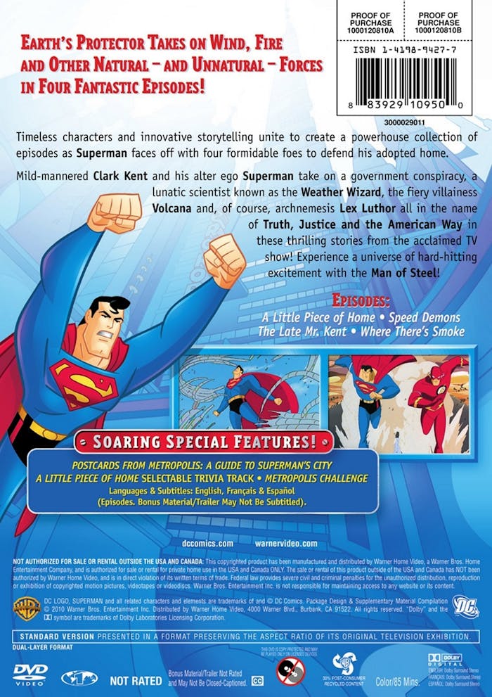 Superman - Animated: A Little Piece of Home [DVD]