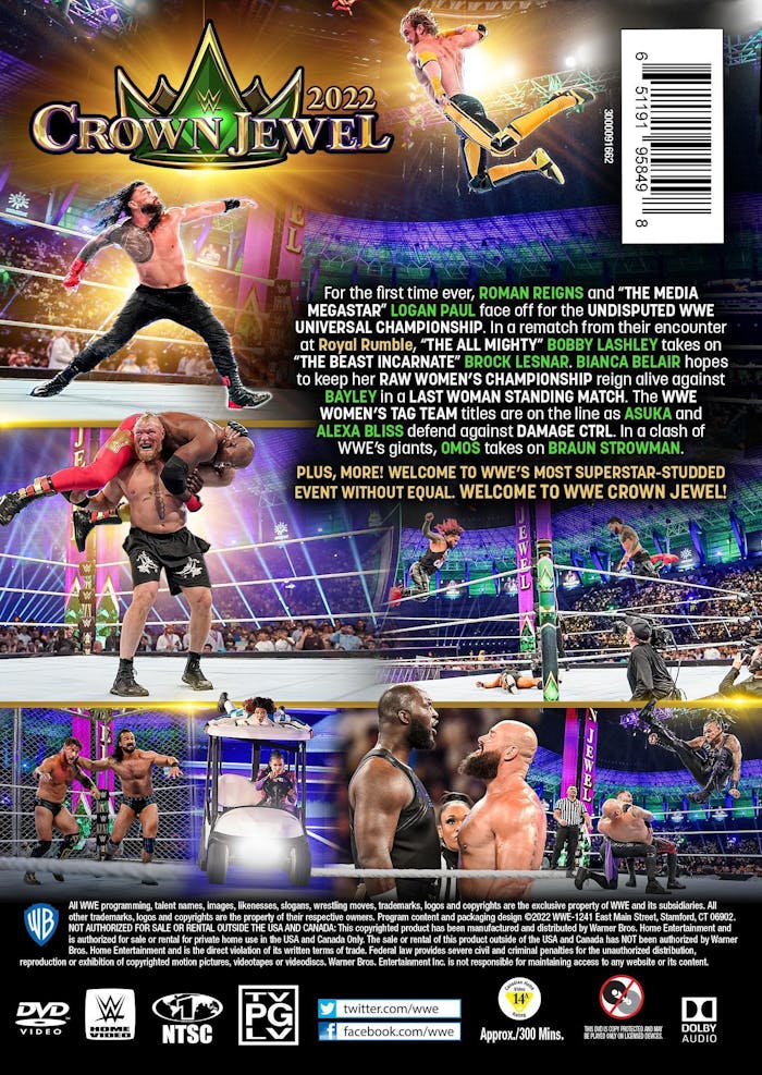 WWE: Crown Jewel 2022 [DVD]