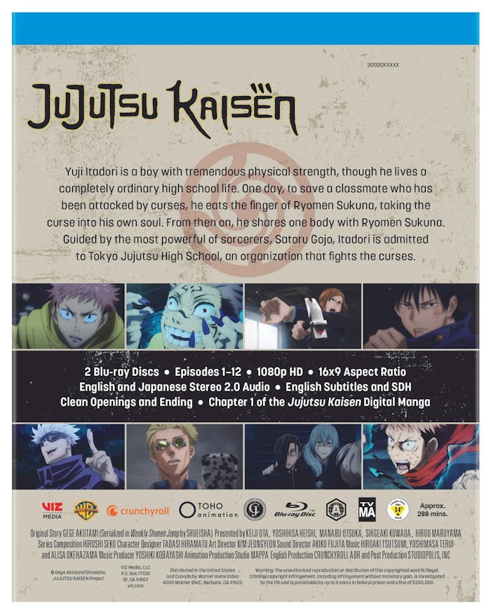 Jujutsu Kaisen: Part 1 [Blu-ray]