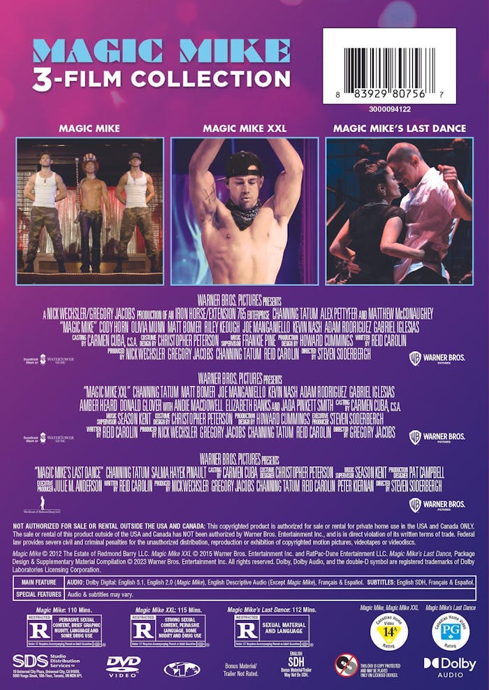 Magic Mike 3-Film Collection (Box Set) [DVD]