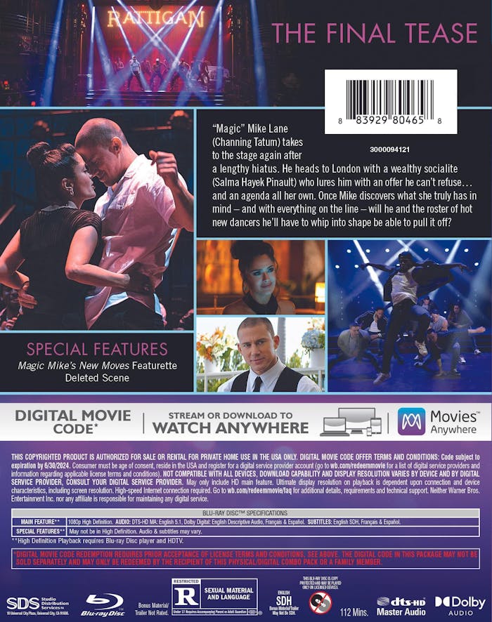 Magic Mike's Last Dance (with DVD and Digital Download) [Blu-ray]