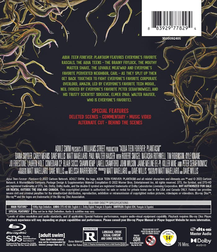 Aqua Teen Forever: Plantasm (with Digital Copy) [Blu-ray]