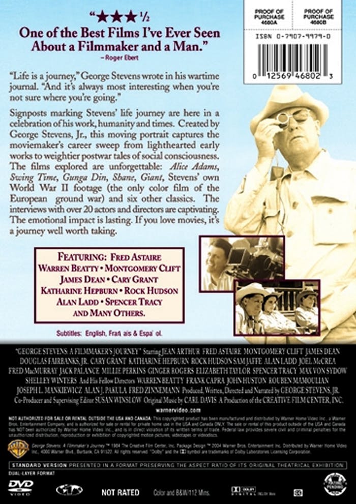 George Stevens: A Filmmaker's Journey [DVD]