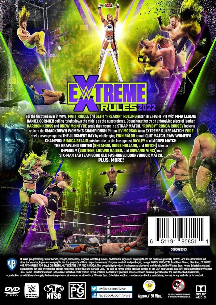 WWE: Extreme Rules 2022 [DVD]