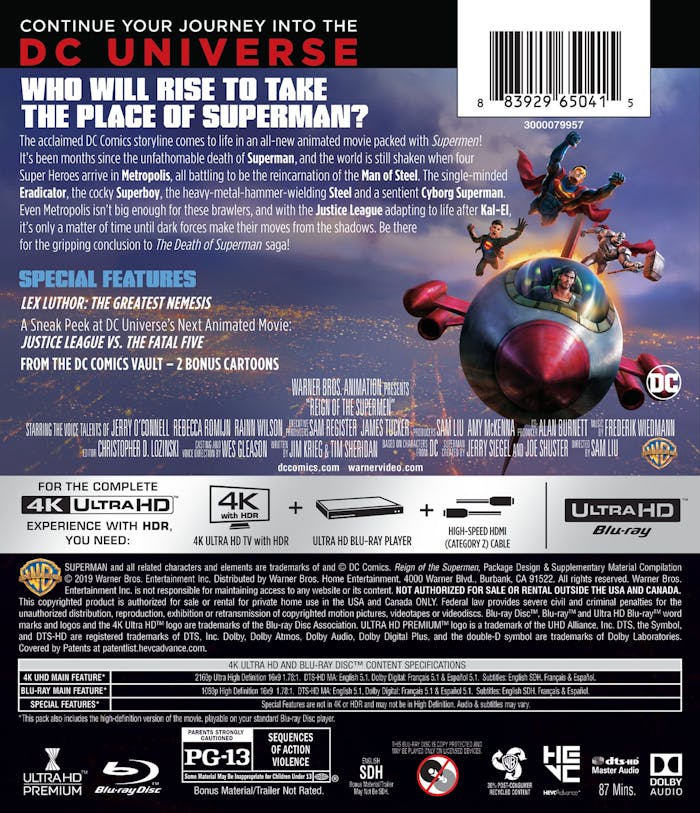 Reign of the Supermen (4K Ultra HD + Blu-ray) [UHD]