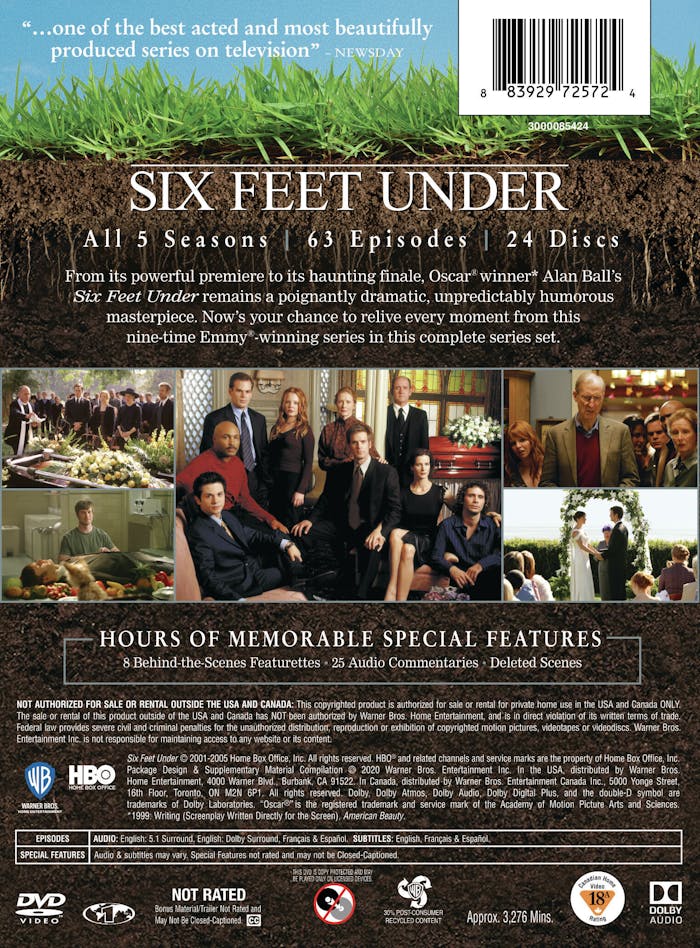 Six Feet Under: The Complete Series (Box Set) [DVD]