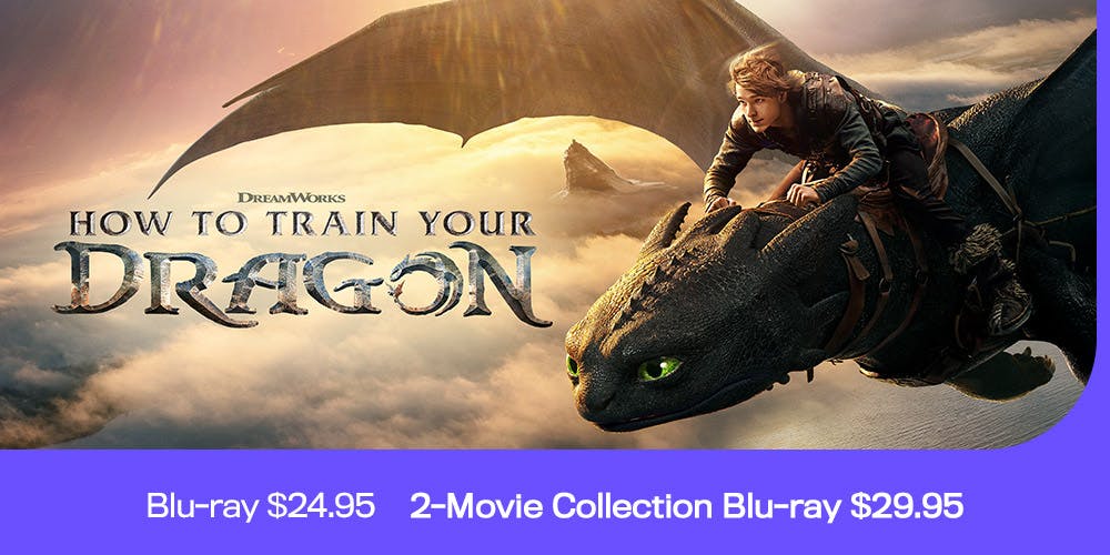 1000x500 How to Train Your Dragon + 2 disc BD