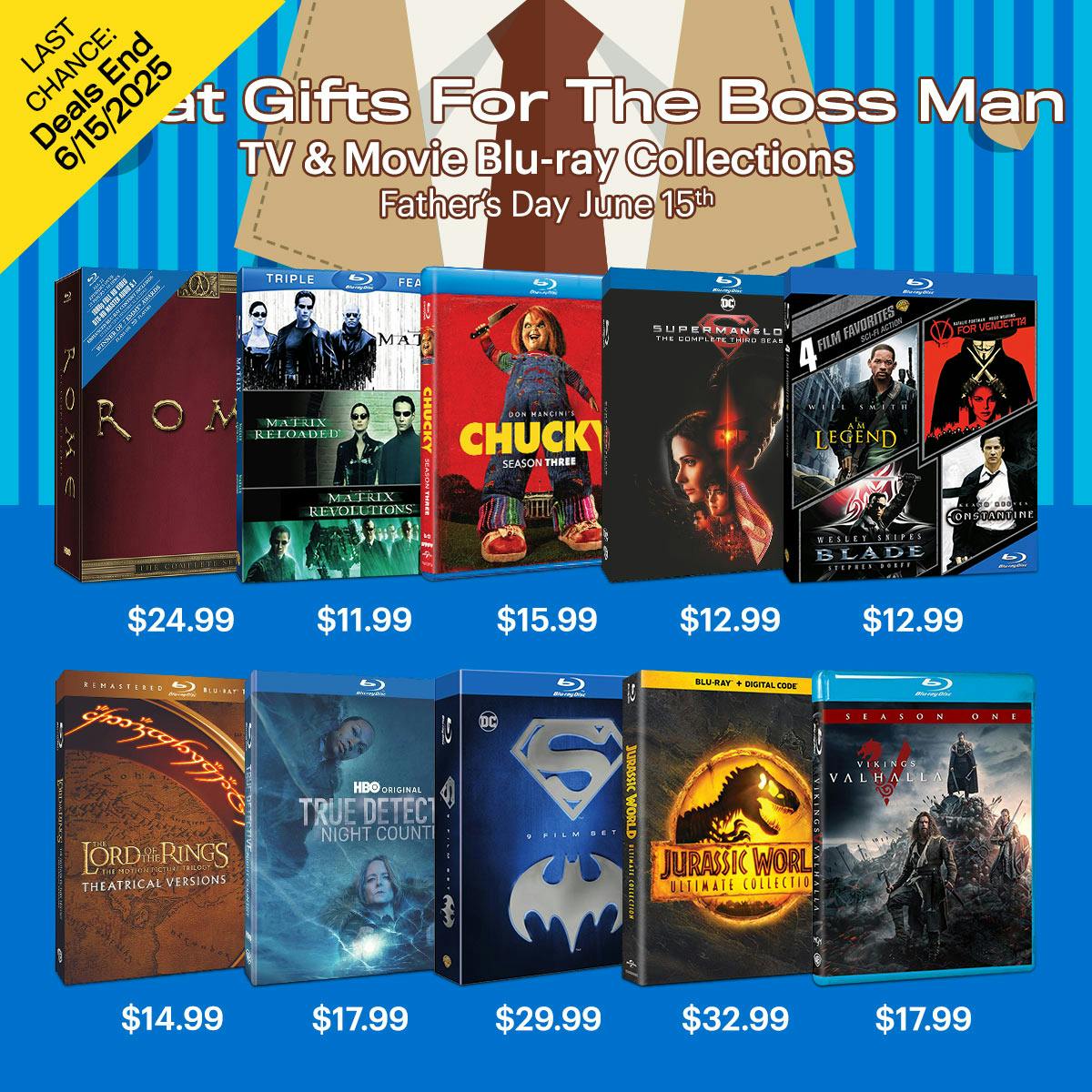 1200x1200 Fathers Day Blu-ray Deals- Collections